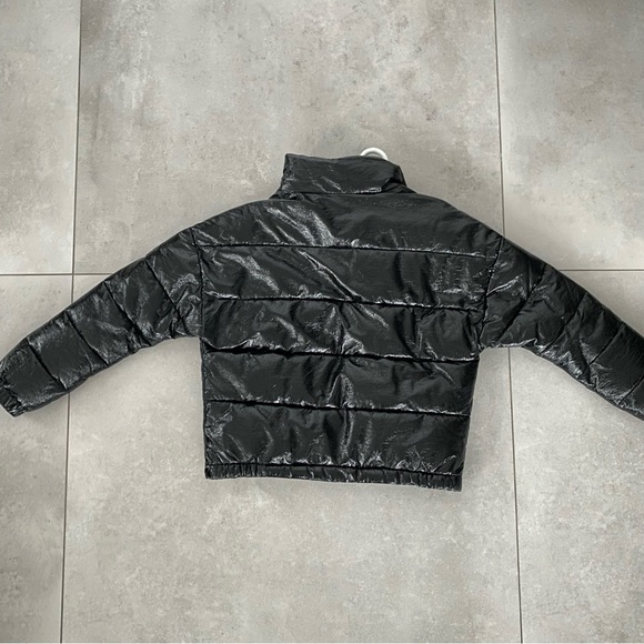 ZARA SHINY PUFFER COAT - Picture 9 of 9